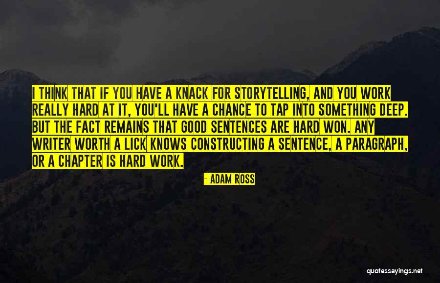 Sentence To Paragraph Quotes By Adam Ross Sentence To Paragraph Quotes By Adam Ross