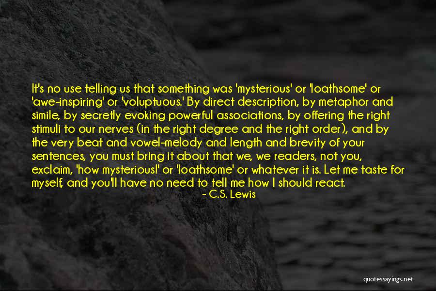 Sentences In Quotes By C.S. Lewis Sentences In Quotes By C.S. Lewis