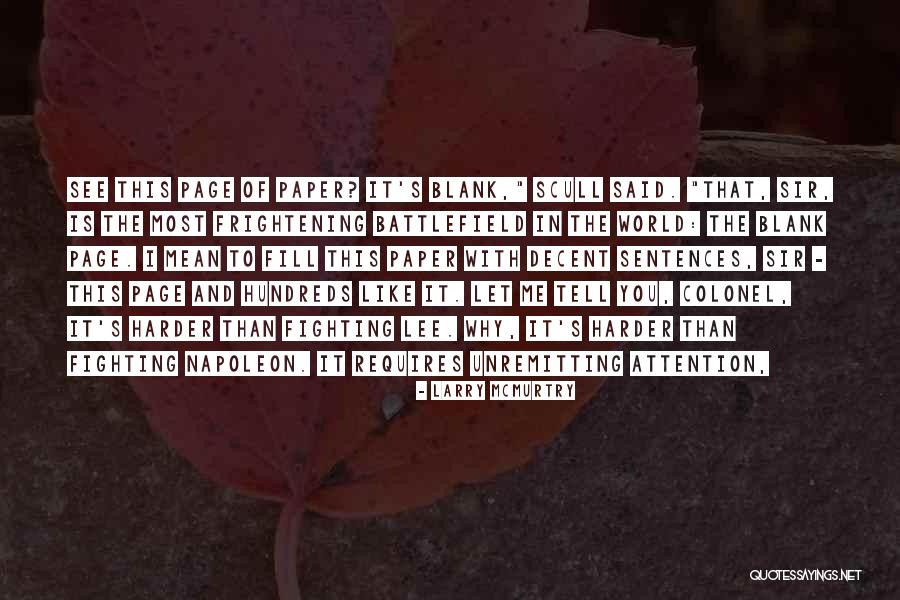 Sentences With Quotes By Larry McMurtry Sentences With Quotes By Larry McMurtry