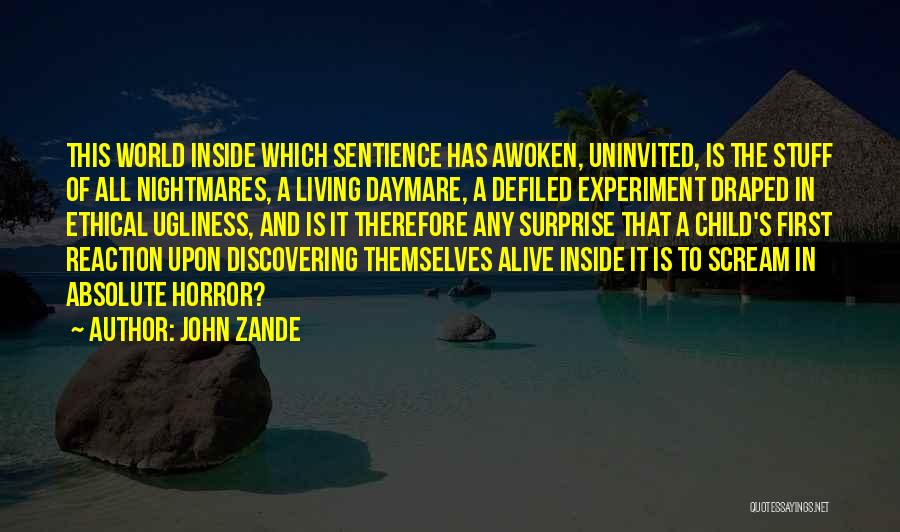 Sentience Quotes By John Zande