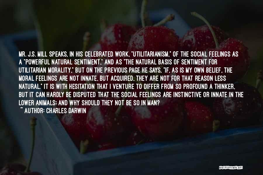 Sentiment Quotes By Charles Darwin