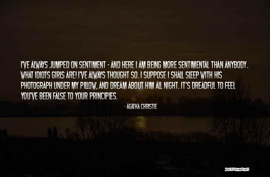 Sentimental Love Quotes By Agatha Christie Sentimental Love Quotes By Agatha Christie