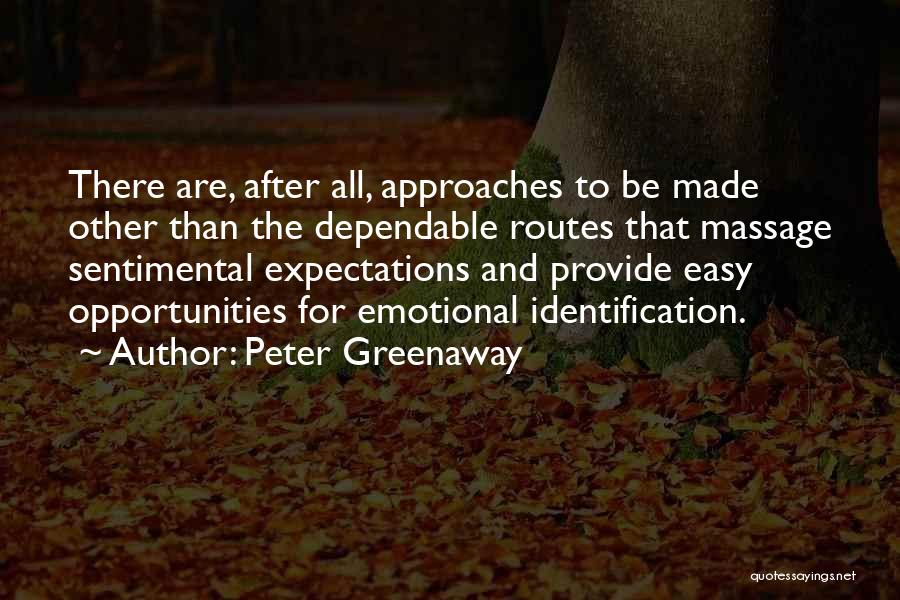 Sentimental Quotes By Peter Greenaway