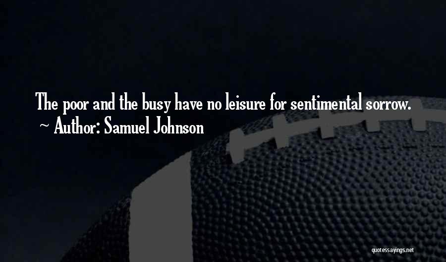 Sentimental Quotes By Samuel Johnson