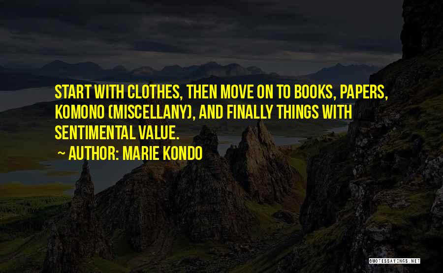 Sentimental Value Quotes By Marie Kondo