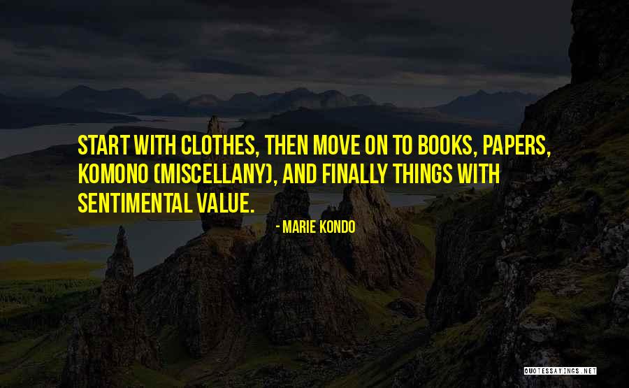 Sentimental Value Quotes By Marie Kondo