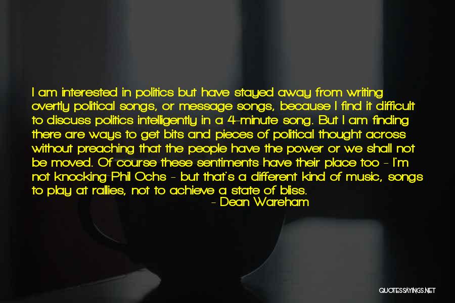 Sentiments And Quotes By Dean Wareham Sentiments And Quotes By Dean Wareham