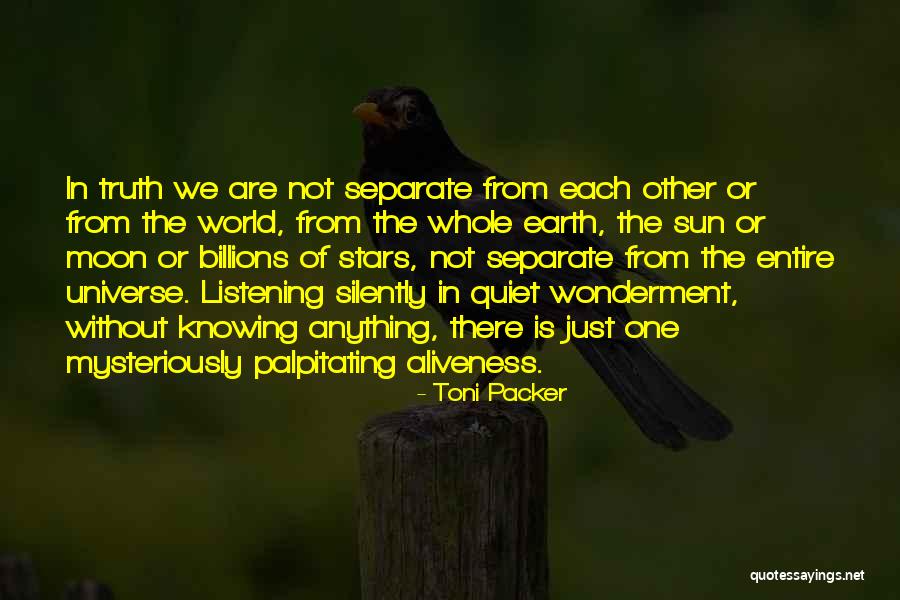 Separate From Each Other Quotes By Toni Packer Separate From Each Other Quotes By Toni Packer