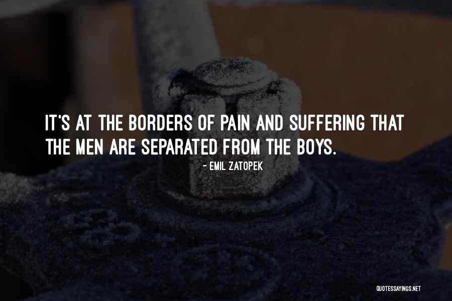 Separated Men Quotes By Emil Zatopek Separated Men Quotes By Emil Zatopek