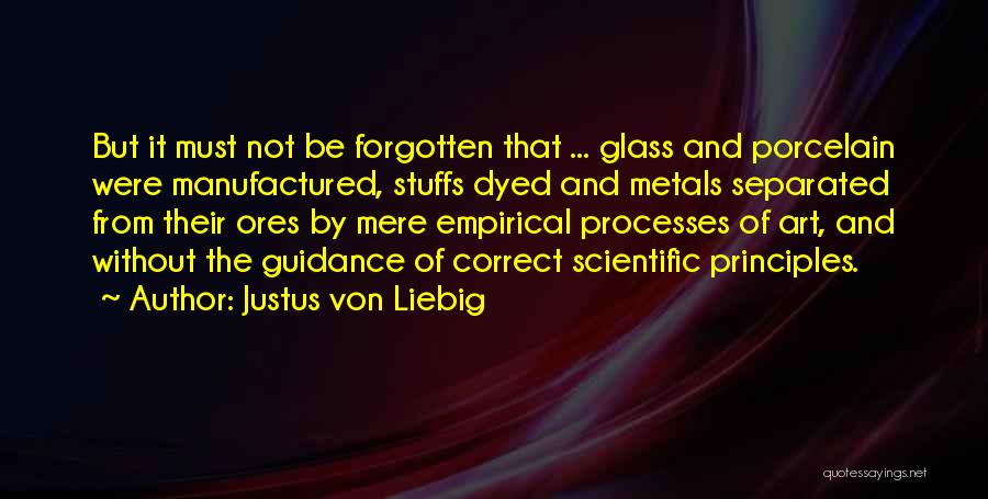 Separated Quotes By Justus Von Liebig
