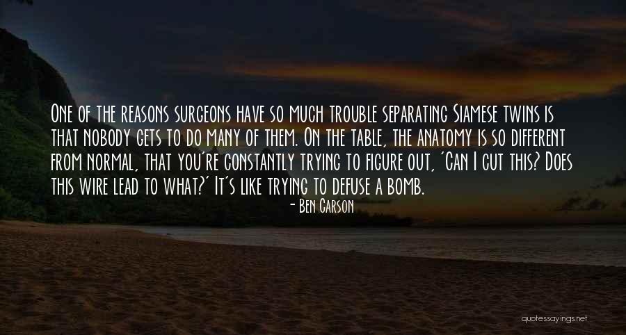 Separating Quotes By Ben Carson Separating Quotes By Ben Carson