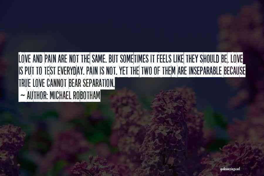 Separation And Love Quotes By Michael Robotham