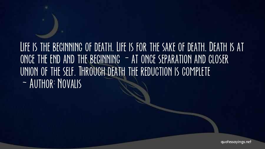 Separation By Death Quotes By Novalis