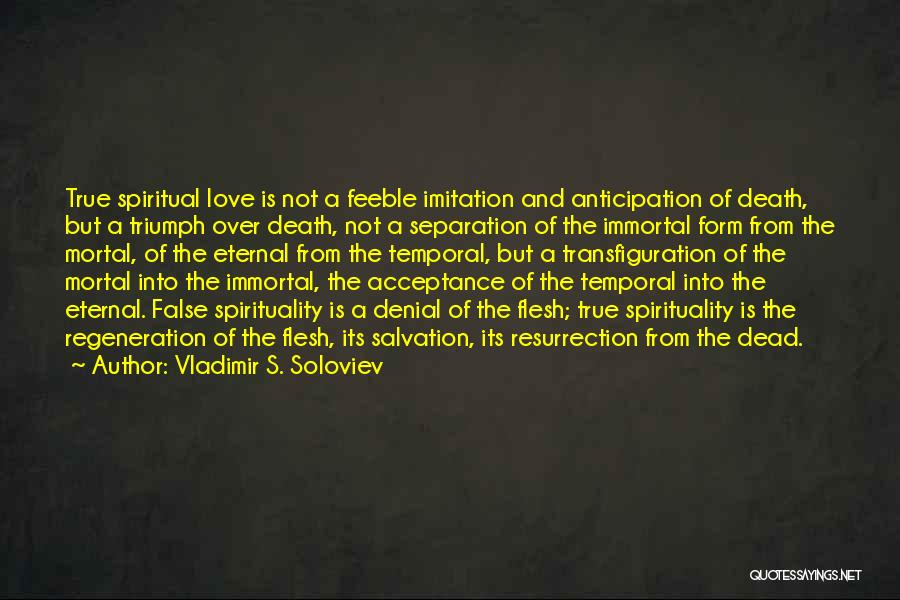 Separation By Death Quotes By Vladimir S. Soloviev