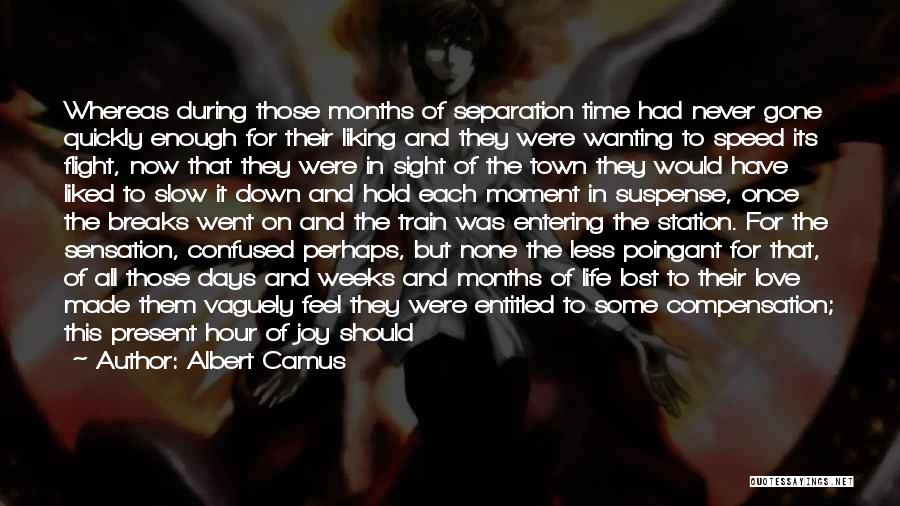 Separation In Love Quotes By Albert Camus