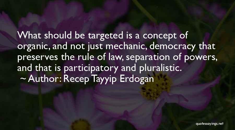 Separation Of Powers Quotes By Recep Tayyip Erdogan