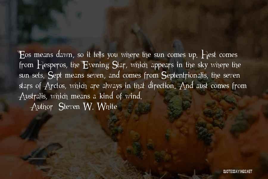 Sept 1 Quotes By Steven W. White