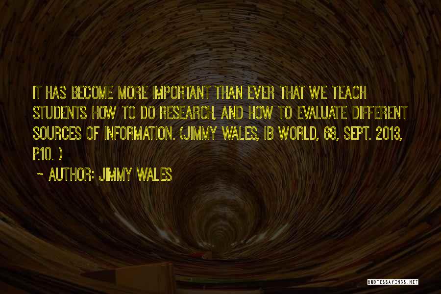 Sept Quotes By Jimmy Wales