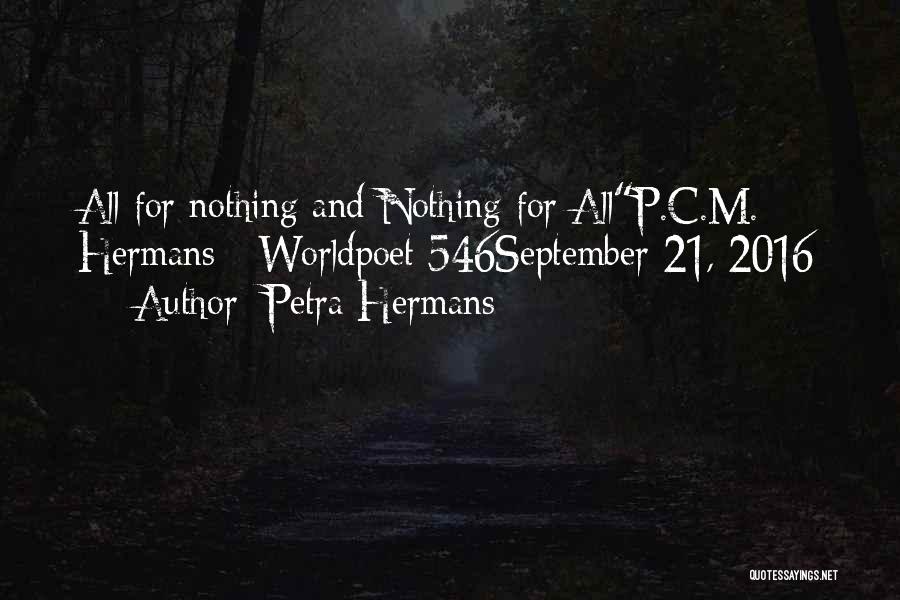 September 1 Quotes By Petra Hermans