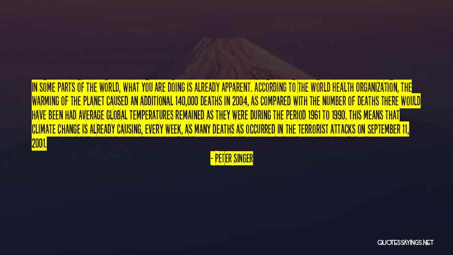 September 11 2001 Quotes By Peter Singer