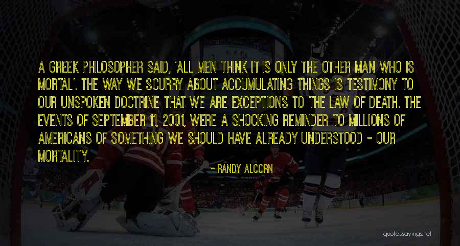 September 11 2001 Quotes By Randy Alcorn