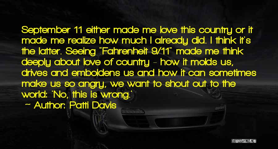 September 9/11 Quotes By Patti Davis