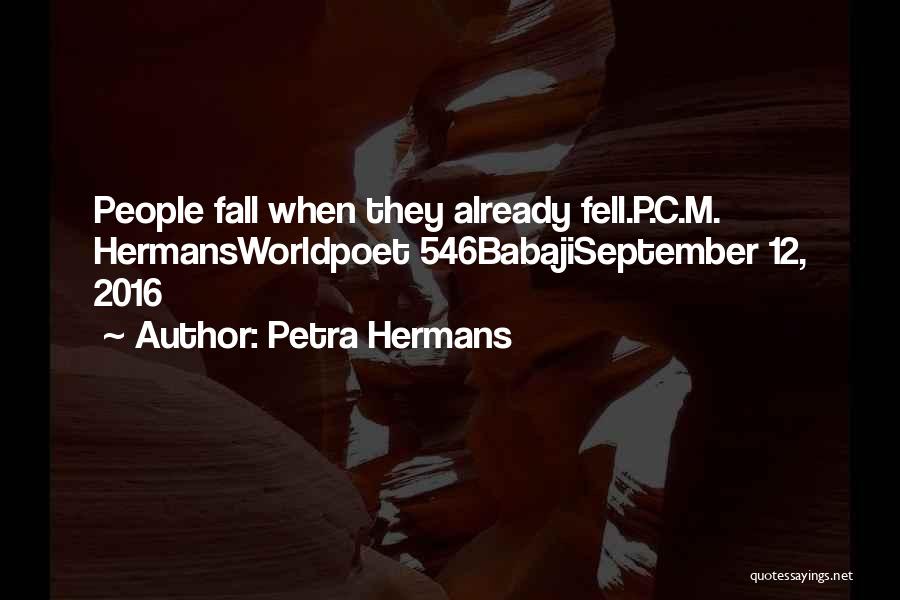 September And Fall Quotes By Petra Hermans