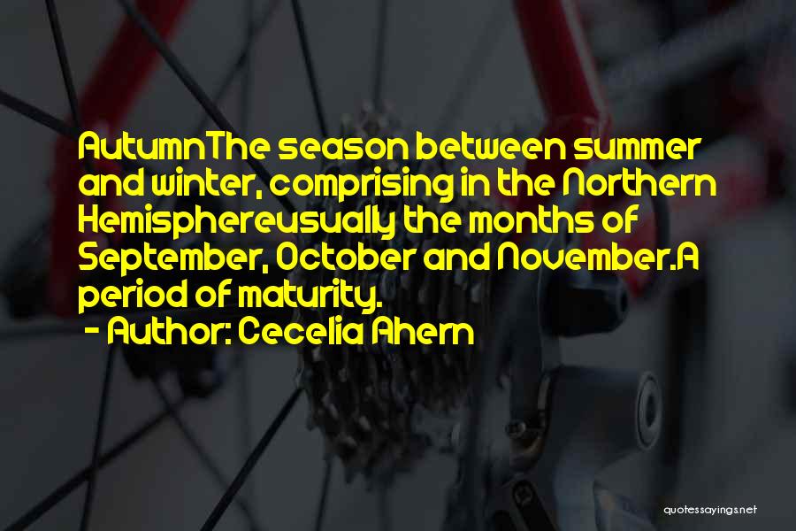 September Autumn Quotes By Cecelia Ahern