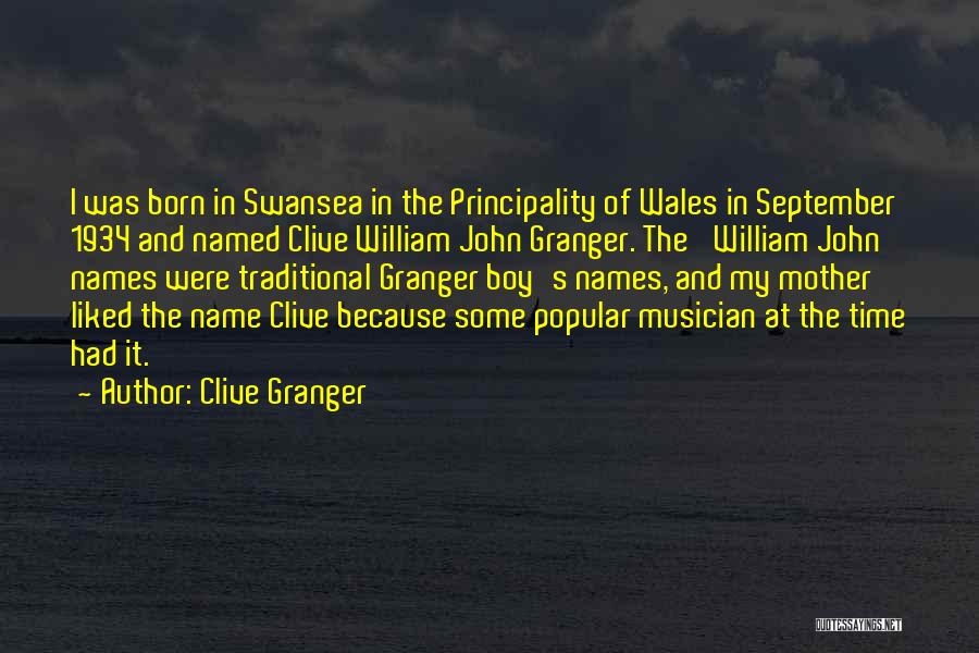 September Born Quotes By Clive Granger