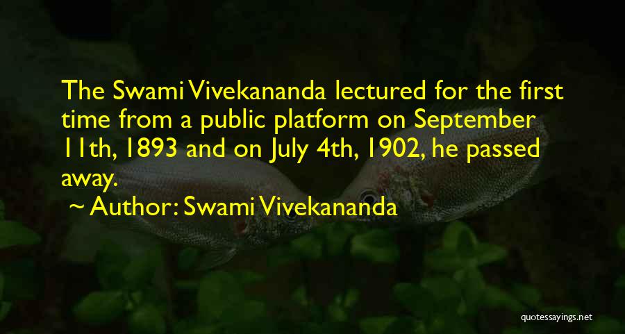 September First Quotes By Swami Vivekananda