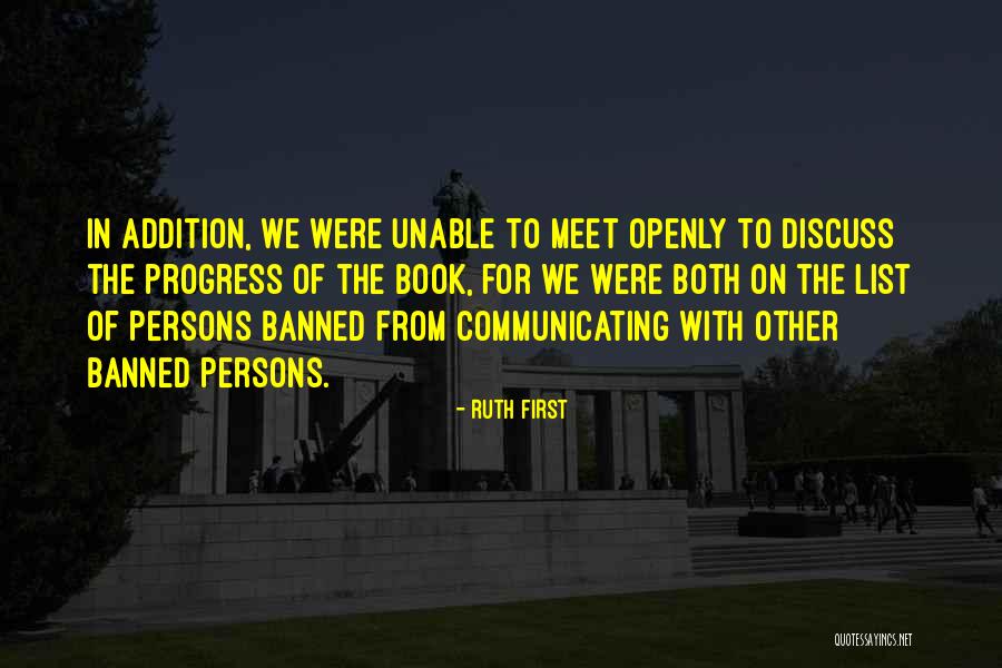 Septic Vs Cormier Quotes By Ruth First Septic Vs Cormier Quotes By Ruth First