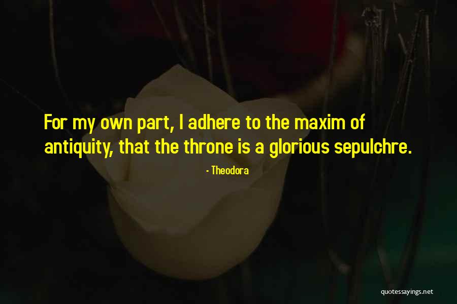 Sepulchre Quotes By Theodora Sepulchre Quotes By Theodora