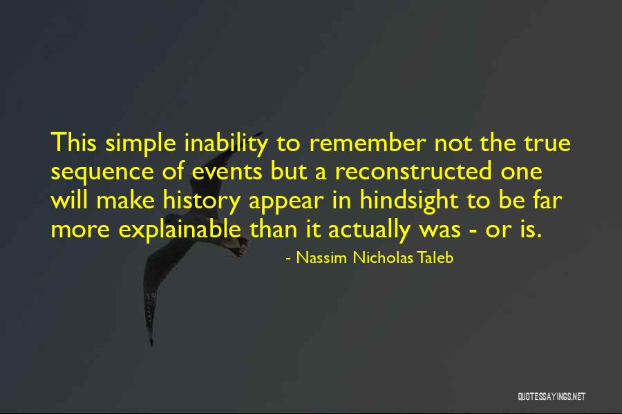 Sequence Of Events Quotes By Nassim Nicholas Taleb Sequence Of Events Quotes By Nassim Nicholas Taleb