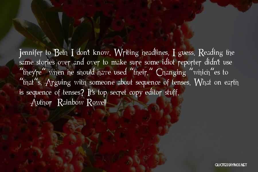 Sequence Quotes By Rainbow Rowell