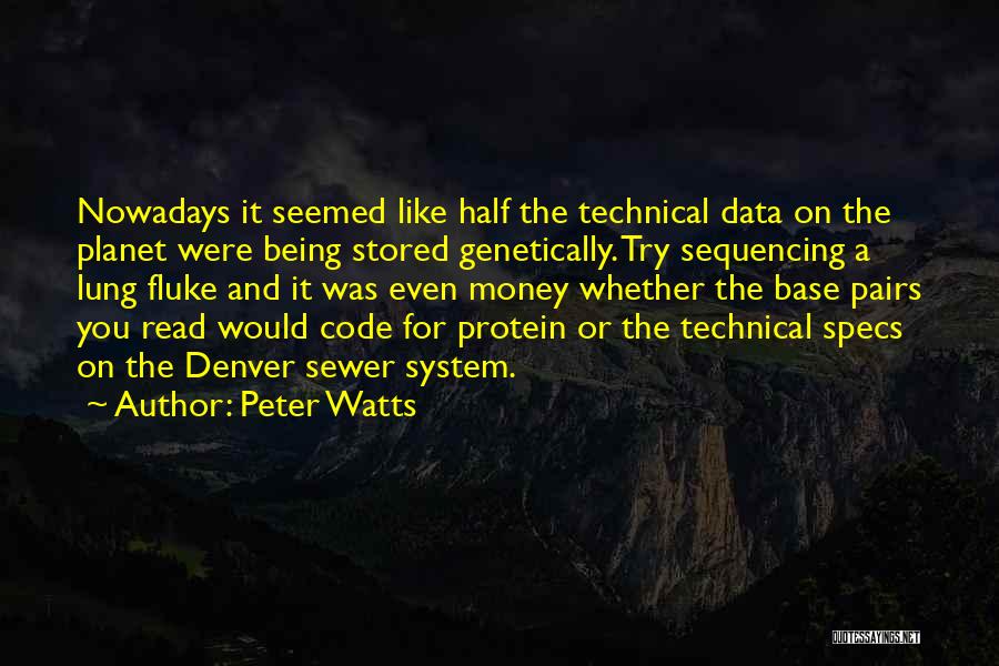 Sequencing Quotes By Peter Watts