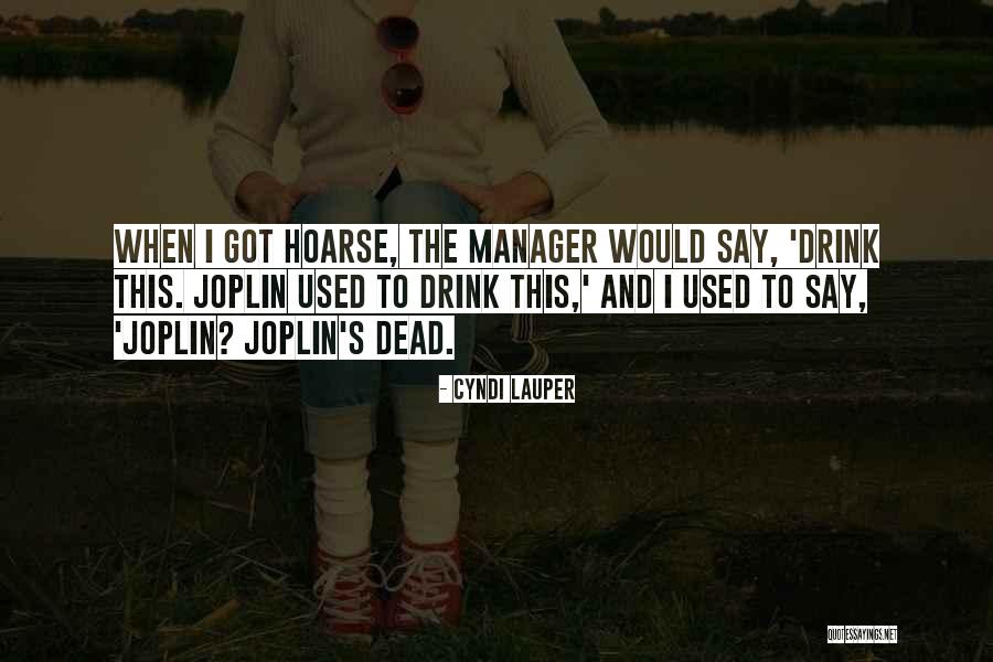 Serafine Dumpster Quotes By Cyndi Lauper Serafine Dumpster Quotes By Cyndi Lauper