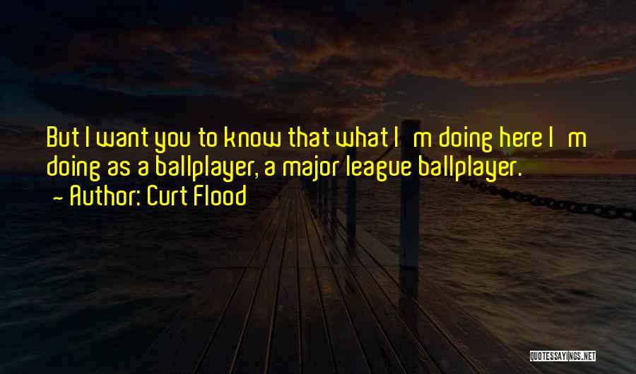 Serai In English Quotes By Curt Flood