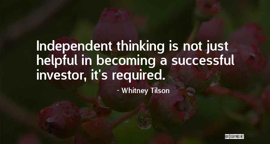 Serapes Enfield Quotes By Whitney Tilson Serapes Enfield Quotes By Whitney Tilson