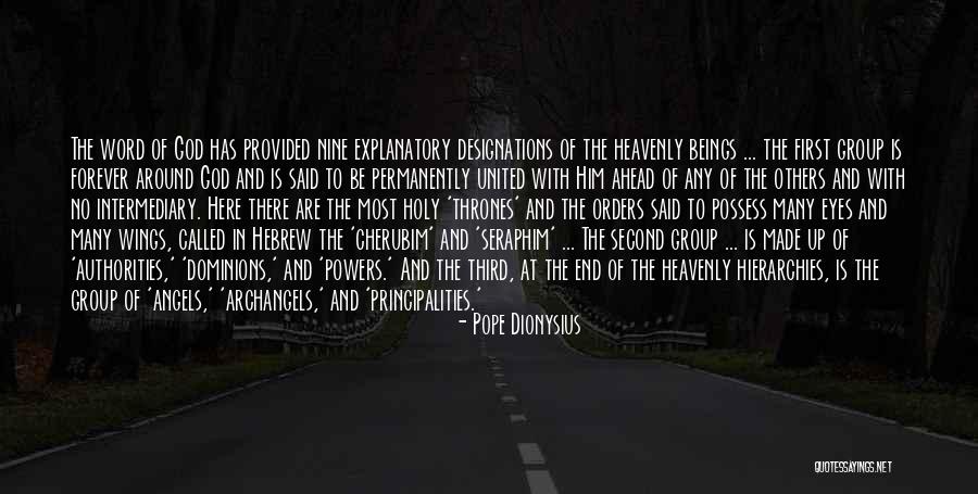 Seraphim Angels Quotes By Pope Dionysius Seraphim Angels Quotes By Pope Dionysius