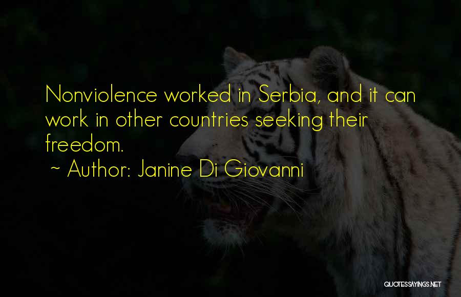 Serbia Quotes By Janine Di Giovanni