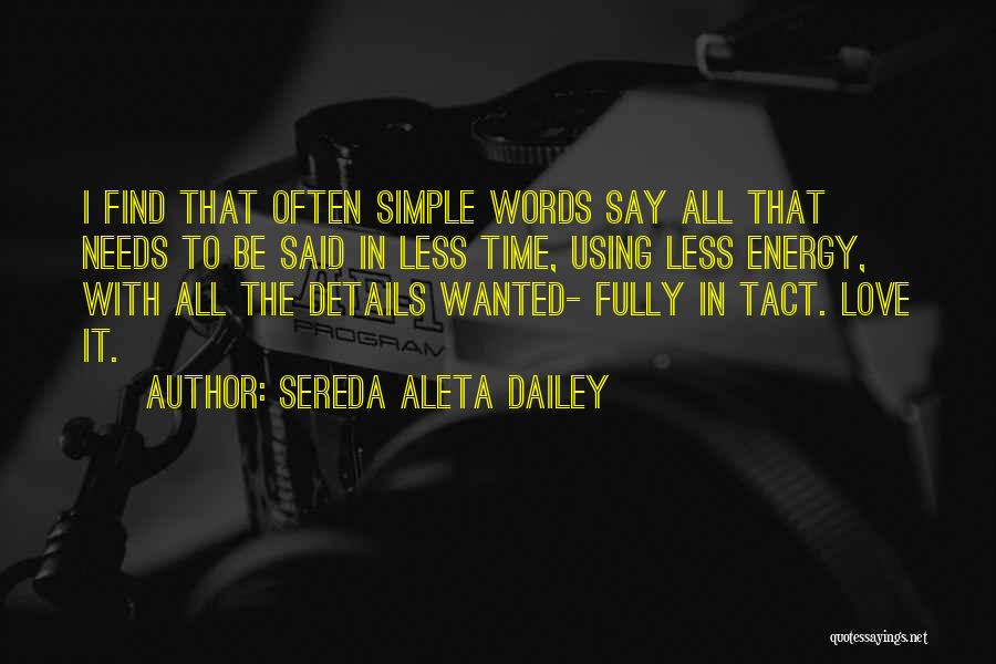 Sereda Aleta Dailey Quotes 1098431