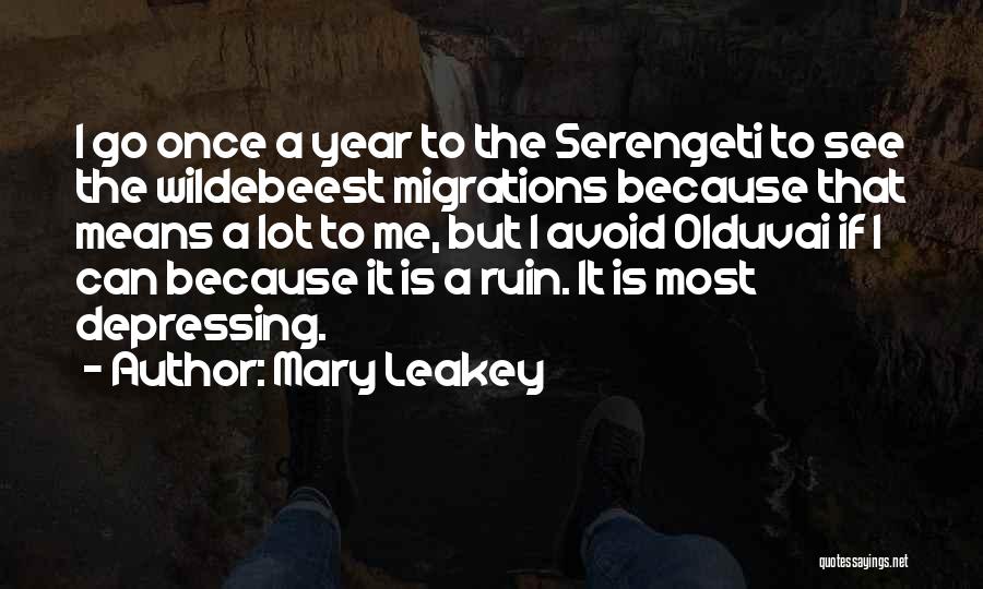 Serengeti Quotes By Mary Leakey