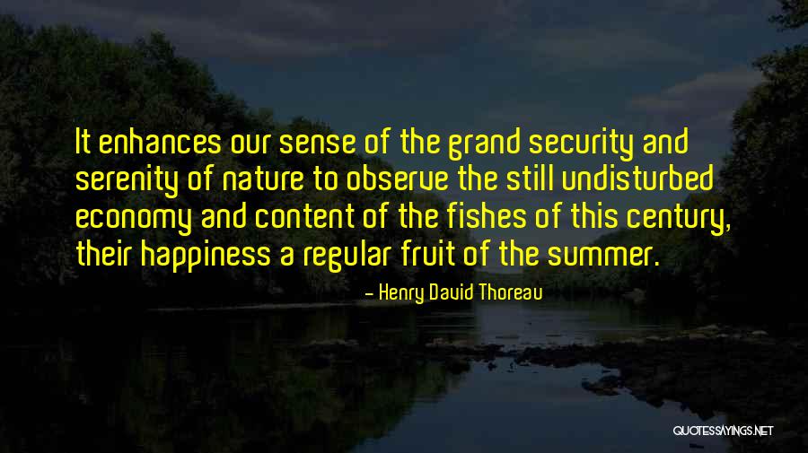 Serenity And Happiness Quotes By Henry David Thoreau