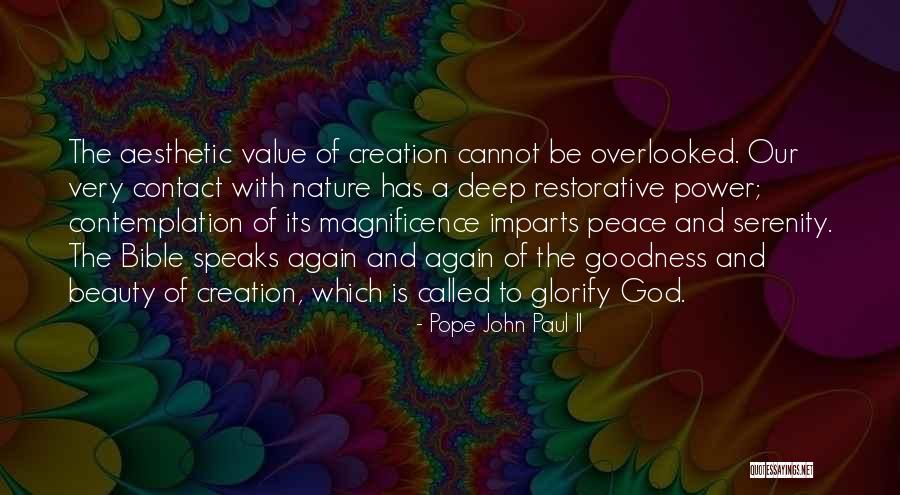 Serenity And Nature Quotes By Pope John Paul II Serenity And Nature Quotes By Pope John Paul II