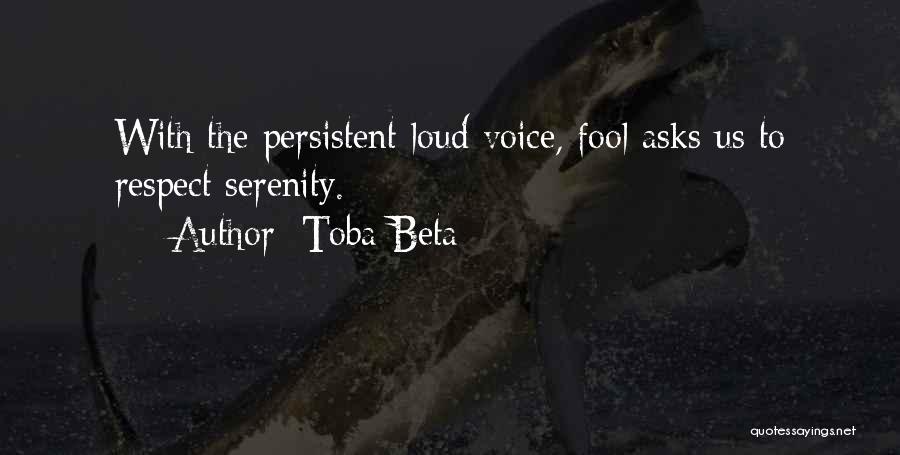 Serenity Quotes By Toba Beta