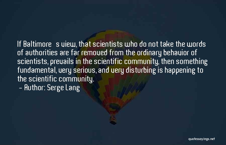 Serge Lang Quotes 1331685