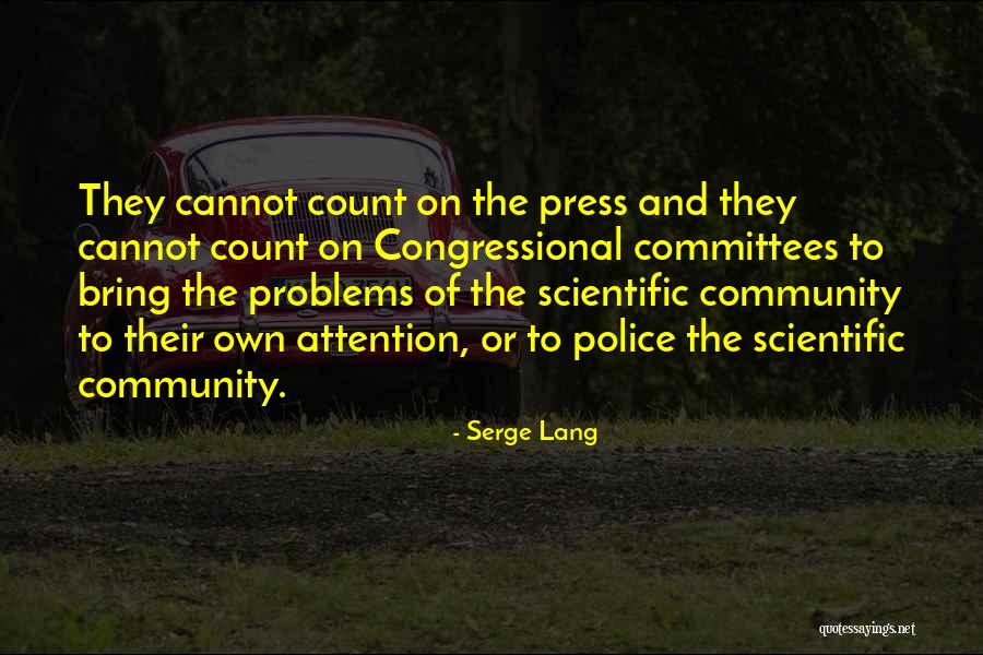 Serge Lang Quotes 161032