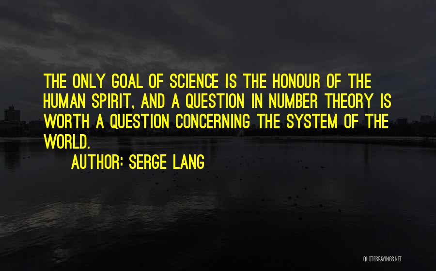 Serge Lang Quotes 849034