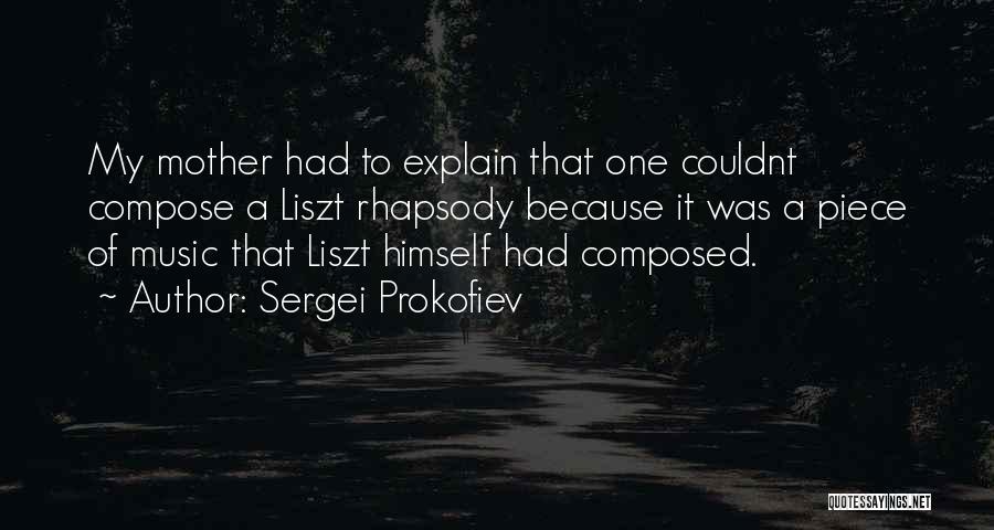 Sergei Prokofiev Quotes 77983