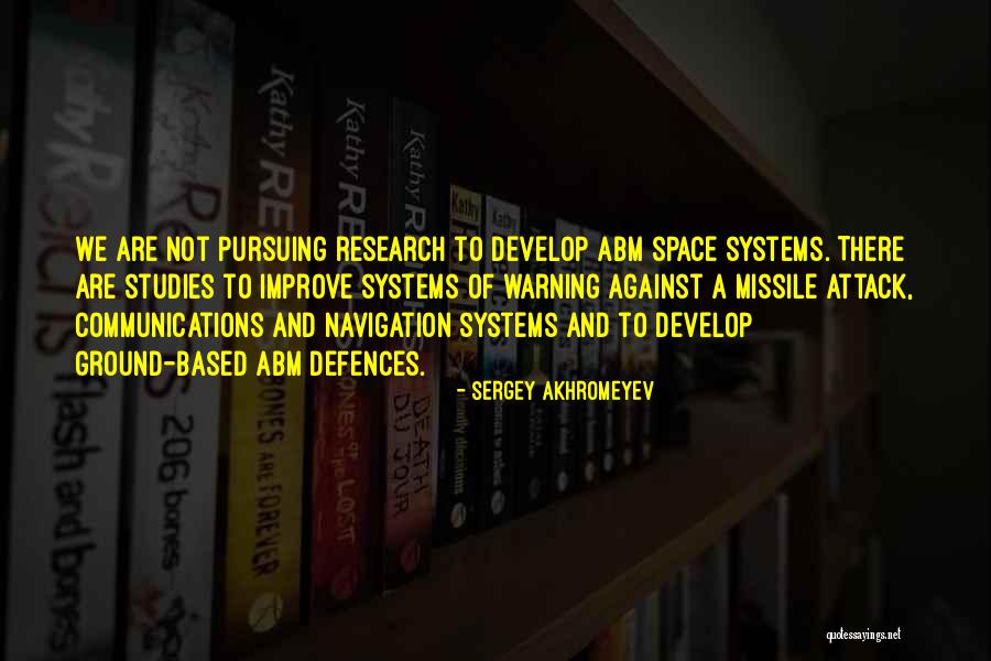 Sergey Akhromeyev Quotes 780169